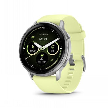 Garmin Venu 4 älykello, 45 mm, Gray w/Silver + Citron