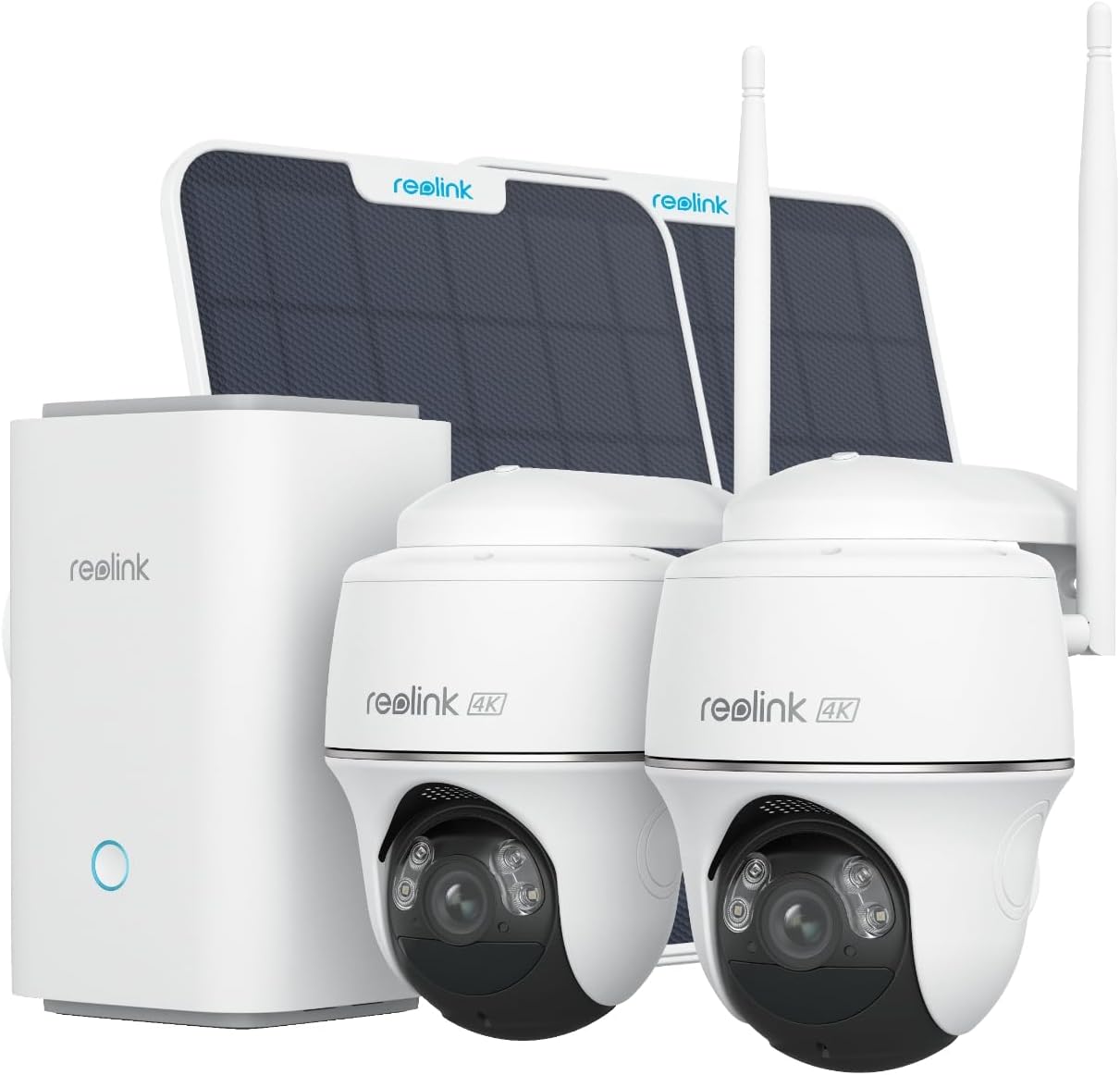 Reolink Home Hub Kit (2 kpl Argus PT Ultra aurinkopaneelilla)