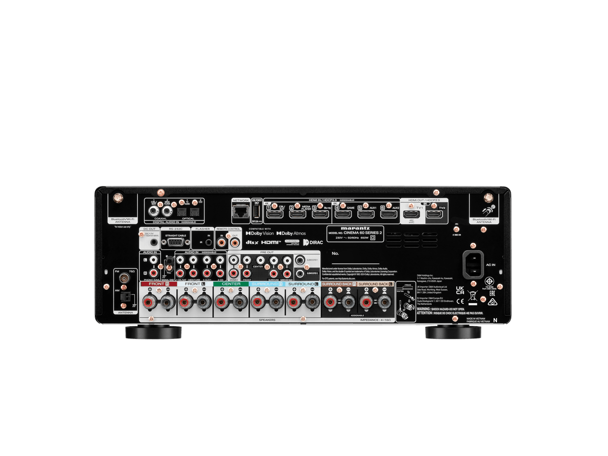 Marantz Cinema 60 DAB Series 2 takapaneeli
