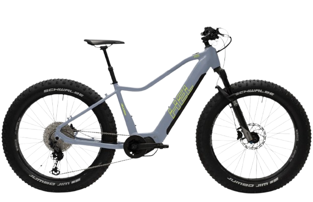 Helkama FE12 sähköfatbike joustohaarukalla