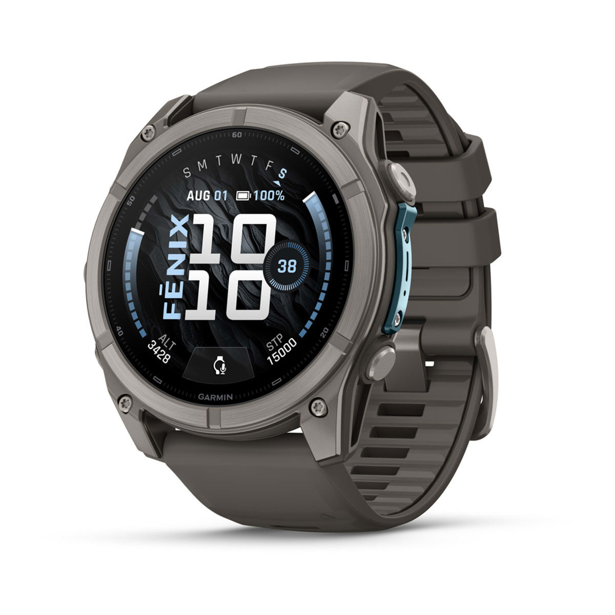 Garmin Fenix 9 51mm Titaani Pebble Gray - edestä