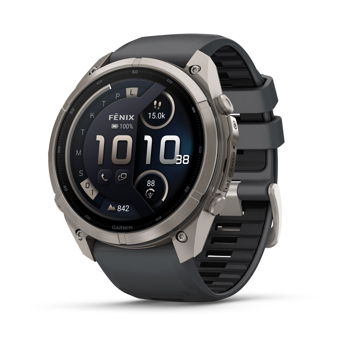 Garmin Fenix 9 Pro InReach - 51mm, Titaani/Graphite Black