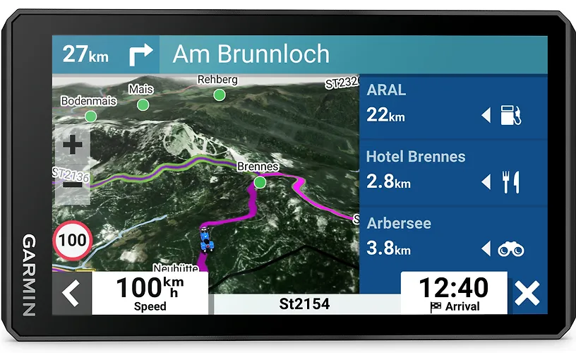 Garmin zumo XT2 -moottoripyöränavigaattori, Eurooppa