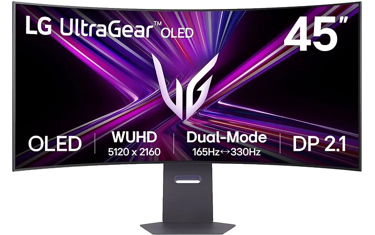 LG UltraGear OLED 45GX950A-B 45" 5K2K-pelinäyttö