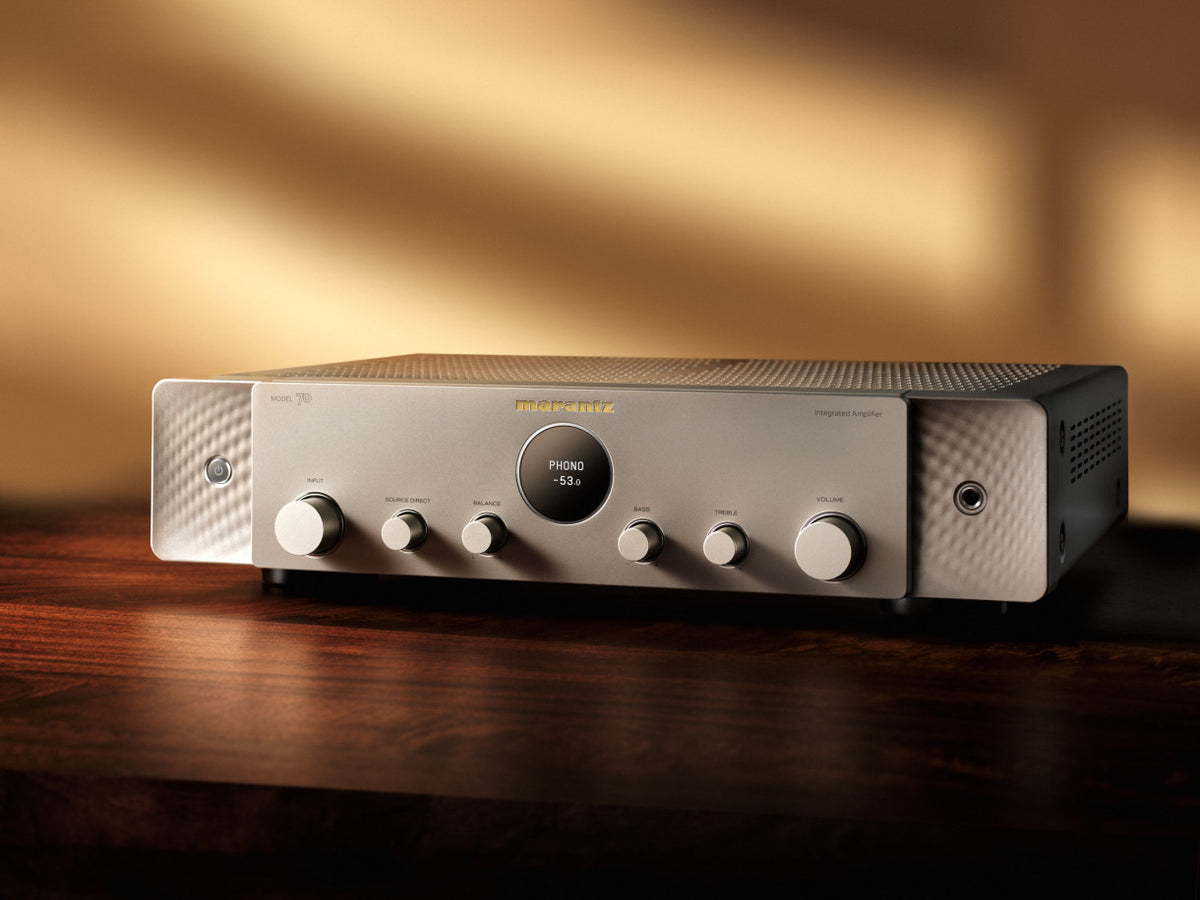 Marantz MODEL 70 integroitu vahvistin, hopeakulta