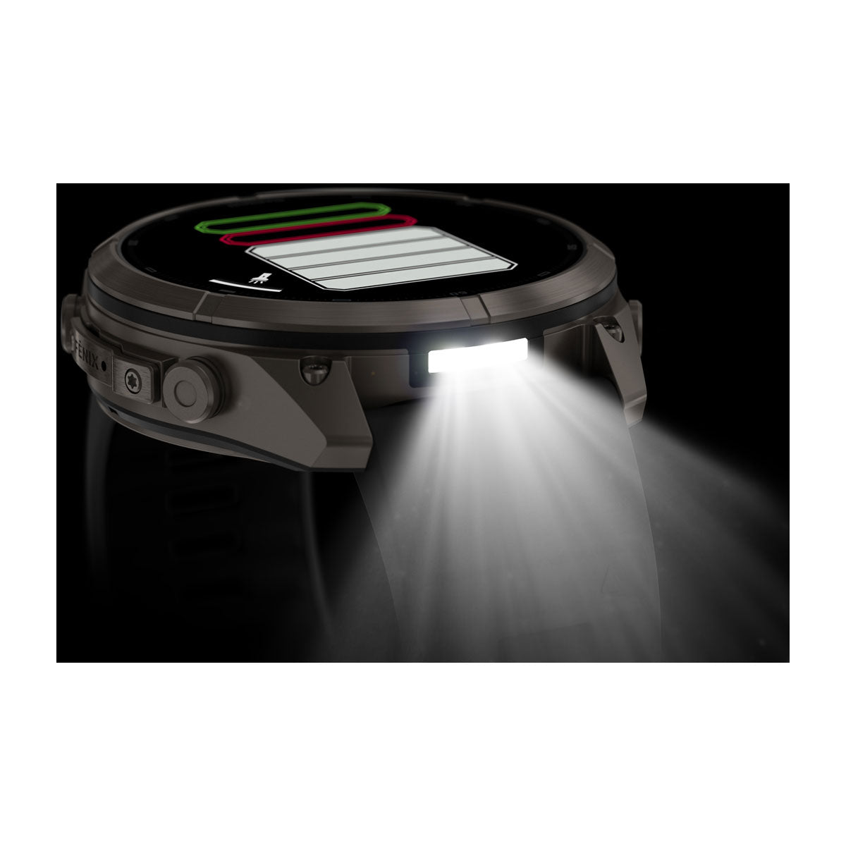 Garmin Fenix 9 Pro InReach 51mm – LED-taskulamppu